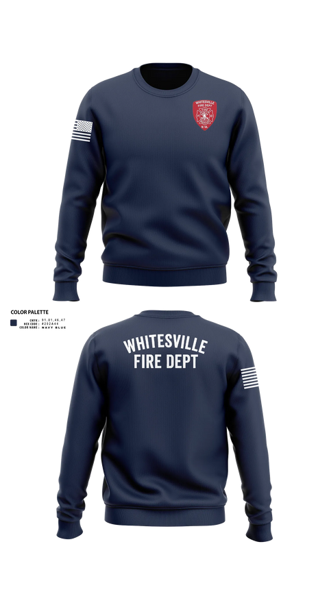 Crew Neck Sweatshirt, Whitesville Fire Department, Fire Department, Teamtime, Team time, sublimation, custom sports apparel, team uniforms, spirit wear, spiritwear, sports uniforms, custom shirts, team store, custom team store, fundraiser sports, apparel fundraiser