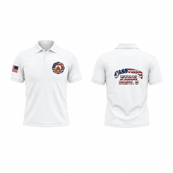 Short Sleeve Performance Polo, Cassville Volunteer Fire Department, Fire Department, Teamtime, Team time, sublimation, custom sports apparel, team uniforms, spirit wear, spiritwear, sports uniforms, custom shirts, team store, custom team store, fundraiser sports, apparel fundraiser