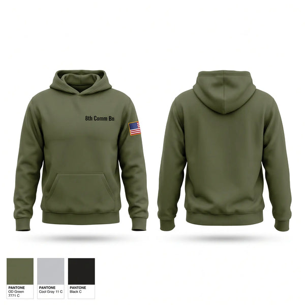 Hoodie, 8th Comm Bn, Marines, Teamtime, Team time, sublimation, custom sports apparel, team uniforms, spirit wear, spiritwear, sports uniforms, custom shirts, team store, custom team store, fundraiser sports, apparel fundraiser