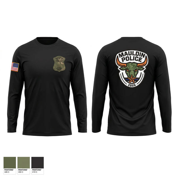 Long Sleeve Performance Shirt, Mauldin Police, Police, Teamtime, Team time, sublimation, custom sports apparel, team uniforms, spirit wear, spiritwear, sports uniforms, custom shirts, team store, custom team store, fundraiser sports, apparel fundraiser
