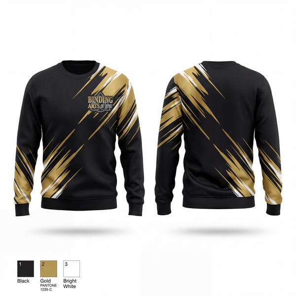Crew Neck Sweatshirt, Binding Arts Jiu Jitsu, , Teamtime, Team time, sublimation, custom sports apparel, team uniforms, spirit wear, spiritwear, sports uniforms, custom shirts, team store, custom team store, fundraiser sports, apparel fundraiser