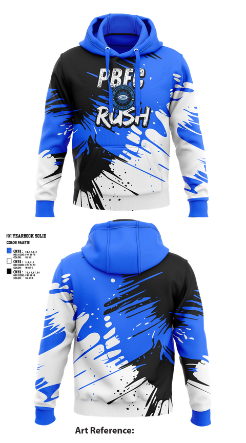 Hoodie, PBFC Rush, Spirit Store, Teamtime, Team time, sublimation, custom sports apparel, team uniforms, spirit wear, spiritwear, sports uniforms, custom shirts, team store, custom team store, fundraiser sports, apparel fundraiser