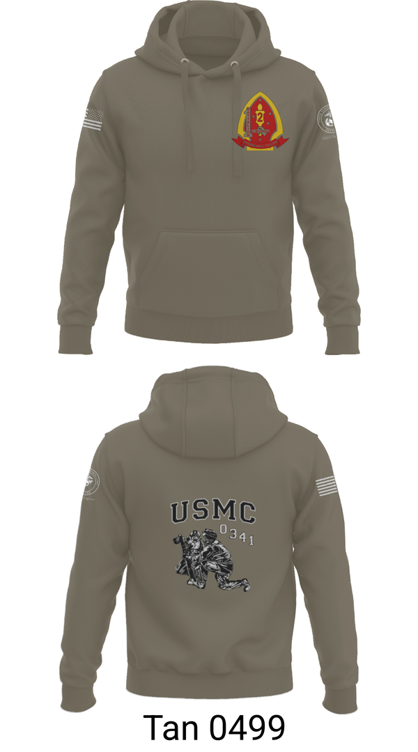 Hoodie, 1st Bn 2mar 2nd MarDiv, , Teamtime, Team time, sublimation, custom sports apparel, team uniforms, spirit wear, spiritwear, sports uniforms, custom shirts, team store, custom team store, fundraiser sports, apparel fundraiser