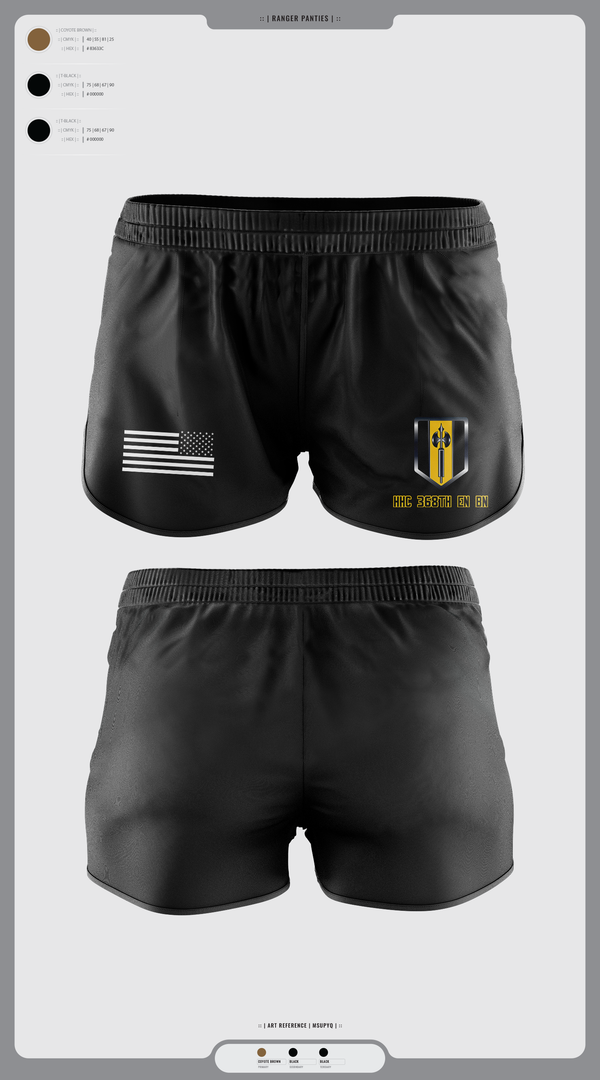 Ranger Panties, HHC 368th EN BN, , Teamtime, Team time, sublimation, custom sports apparel, team uniforms, spirit wear, spiritwear, sports uniforms, custom shirts, team store, custom team store, fundraiser sports, apparel fundraiser