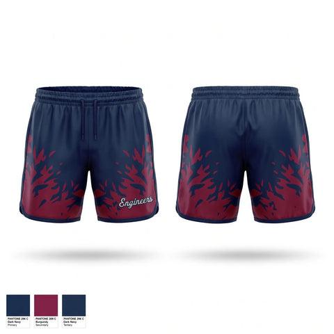 Athletic Shorts With Pockets, Engineers, Baseball, Teamtime, Team time, sublimation, custom sports apparel, team uniforms, spirit wear, spiritwear, sports uniforms, custom shirts, team store, custom team store, fundraiser sports, apparel fundraiser