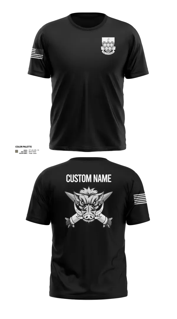 Short Sleeve Performance Shirt, 1-77 FA Bravo Btry, Army, Teamtime, Team time, sublimation, custom sports apparel, team uniforms, spirit wear, spiritwear, sports uniforms, custom shirts, team store, custom team store, fundraiser sports, apparel fundraiser