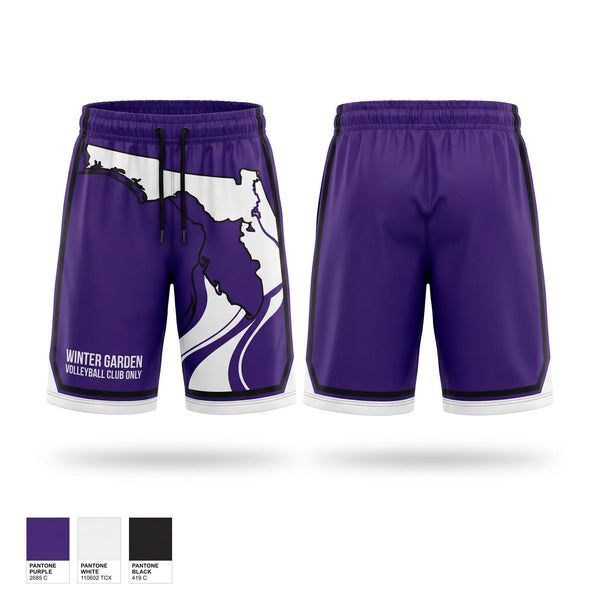 Athletic Shorts With Pockets, WINTER GARDEN VOLLEYBALL CLUB, Women's Volleyball, Teamtime, Team time, sublimation, custom sports apparel, team uniforms, spirit wear, spiritwear, sports uniforms, custom shirts, team store, custom team store, fundraiser sports, apparel fundraiser