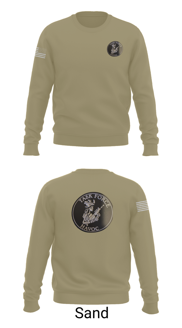 Crew Neck Sweatshirt, Task Force Havoc, , Teamtime, Team time, sublimation, custom sports apparel, team uniforms, spirit wear, spiritwear, sports uniforms, custom shirts, team store, custom team store, fundraiser sports, apparel fundraiser