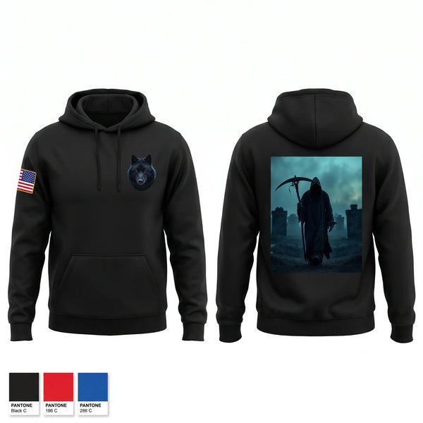 Hoodie, Reaper, Navy, Teamtime, Team time, sublimation, custom sports apparel, team uniforms, spirit wear, spiritwear, sports uniforms, custom shirts, team store, custom team store, fundraiser sports, apparel fundraiser