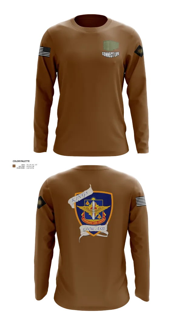 Long Sleeve Performance Shirt, 640th ASB Bravo Company, , Teamtime, Team time, sublimation, custom sports apparel, team uniforms, spirit wear, spiritwear, sports uniforms, custom shirts, team store, custom team store, fundraiser sports, apparel fundraiser