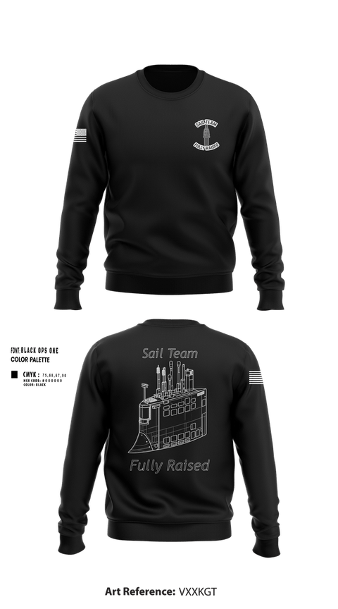 Crew Neck Sweatshirt, Sail Team, Navy, Teamtime, Team time, sublimation, custom sports apparel, team uniforms, spirit wear, spiritwear, sports uniforms, custom shirts, team store, custom team store, fundraiser sports, apparel fundraiser