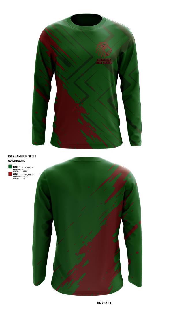 Long Sleeve Performance Shirt, Alhambra High School Cheer, Cheer, Teamtime, Team time, sublimation, custom sports apparel, team uniforms, spirit wear, spiritwear, sports uniforms, custom shirts, team store, custom team store, fundraiser sports, apparel fundraiser