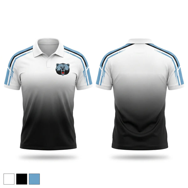 Short Sleeve Performance Polo, Livingstone College Blue Bears, Track & Field, Teamtime, Team time, sublimation, custom sports apparel, team uniforms, spirit wear, spiritwear, sports uniforms, custom shirts, team store, custom team store, fundraiser sports, apparel fundraiser