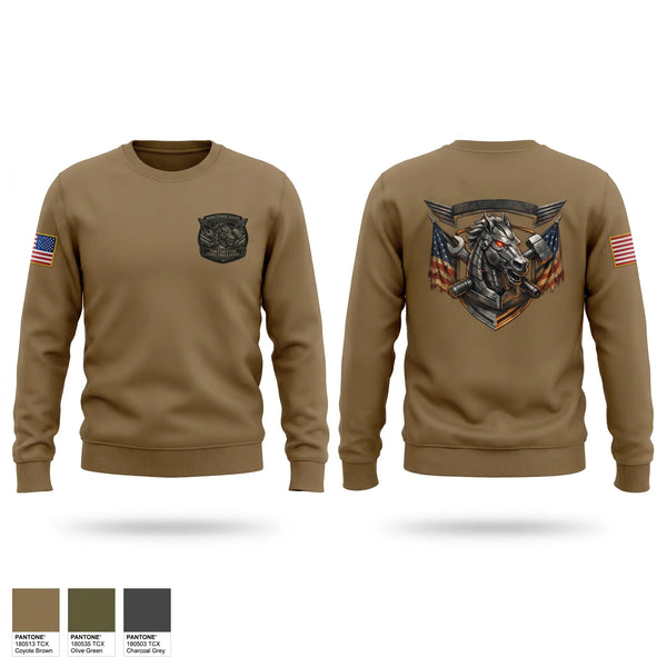 Crew Neck Sweatshirt, 62 FMT, Army, Teamtime, Team time, sublimation, custom sports apparel, team uniforms, spirit wear, spiritwear, sports uniforms, custom shirts, team store, custom team store, fundraiser sports, apparel fundraiser