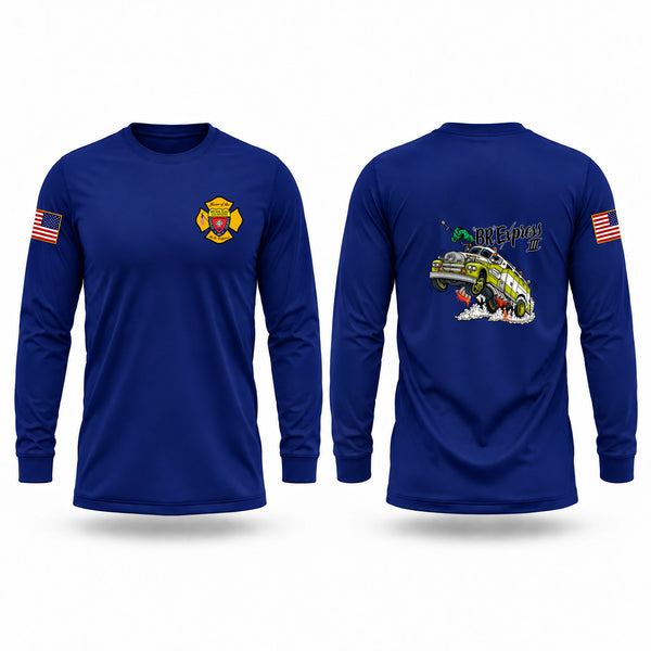 Long Sleeve Performance Shirt, Bryan’s road volunteer fire department, Fire Department, Teamtime, Team time, sublimation, custom sports apparel, team uniforms, spirit wear, spiritwear, sports uniforms, custom shirts, team store, custom team store, fundraiser sports, apparel fundraiser