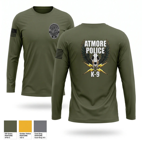 Long Sleeve Performance Shirt, Atmore K9, Police, Teamtime, Team time, sublimation, custom sports apparel, team uniforms, spirit wear, spiritwear, sports uniforms, custom shirts, team store, custom team store, fundraiser sports, apparel fundraiser