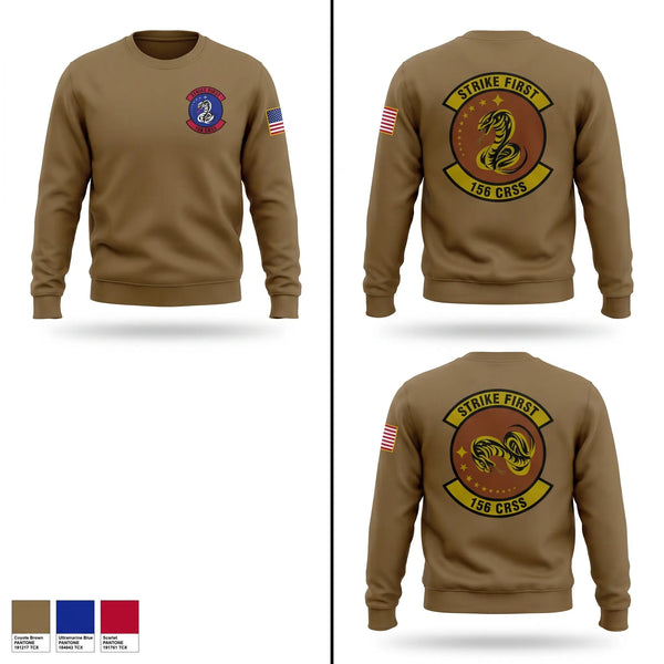 Crew Neck Sweatshirt, 156 crss, Air Force, Teamtime, Team time, sublimation, custom sports apparel, team uniforms, spirit wear, spiritwear, sports uniforms, custom shirts, team store, custom team store, fundraiser sports, apparel fundraiser