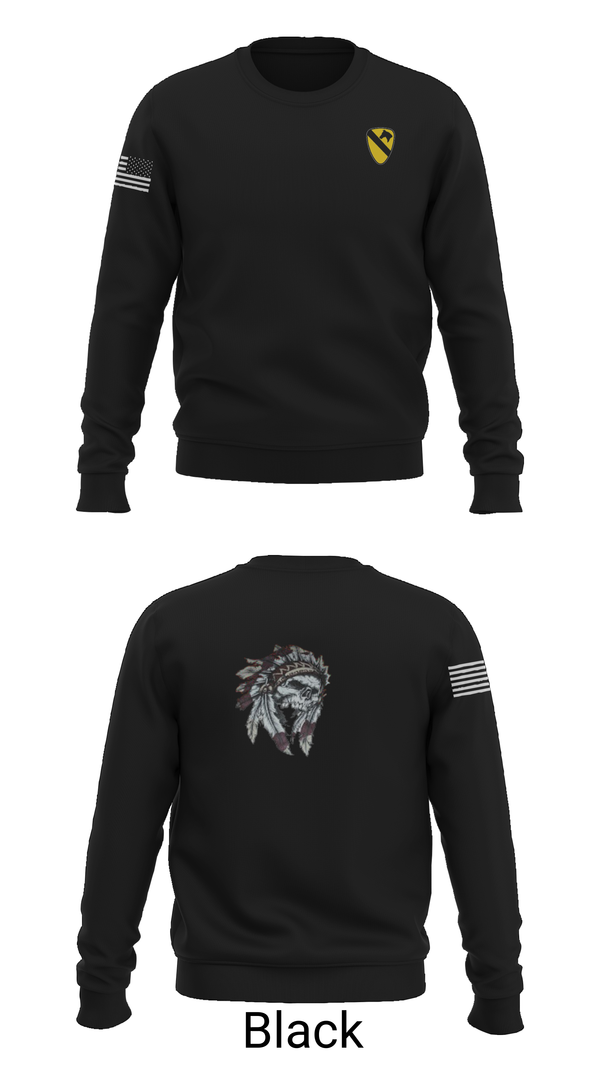 Crew Neck Sweatshirt, 6-9 Cavalry Regiment, , Teamtime, Team time, sublimation, custom sports apparel, team uniforms, spirit wear, spiritwear, sports uniforms, custom shirts, team store, custom team store, fundraiser sports, apparel fundraiser