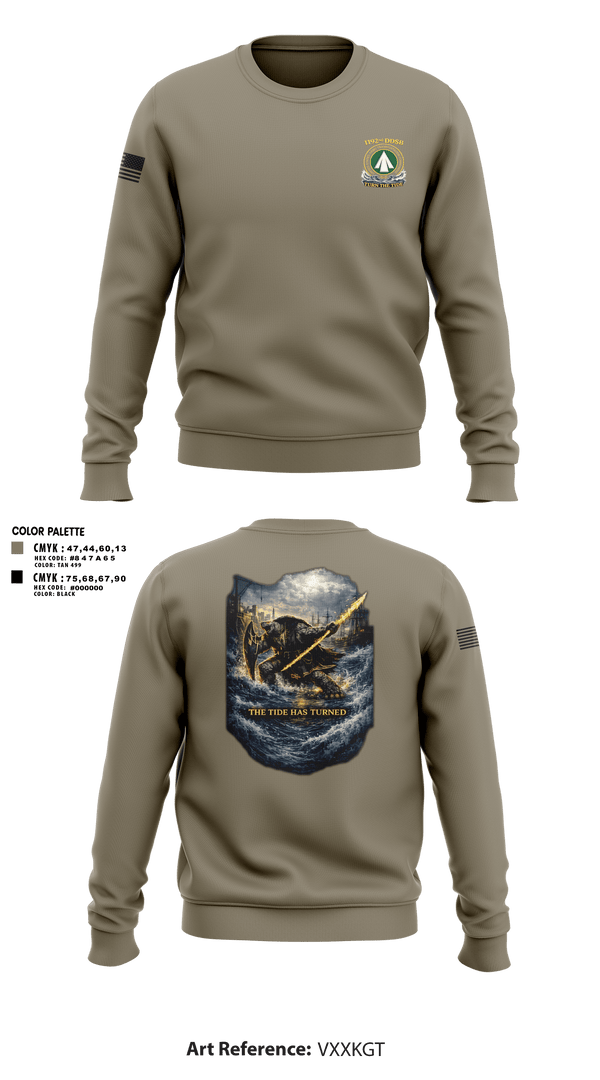 Crew Neck Sweatshirt, 1192nd DDSB, Army, Teamtime, Team time, sublimation, custom sports apparel, team uniforms, spirit wear, spiritwear, sports uniforms, custom shirts, team store, custom team store, fundraiser sports, apparel fundraiser