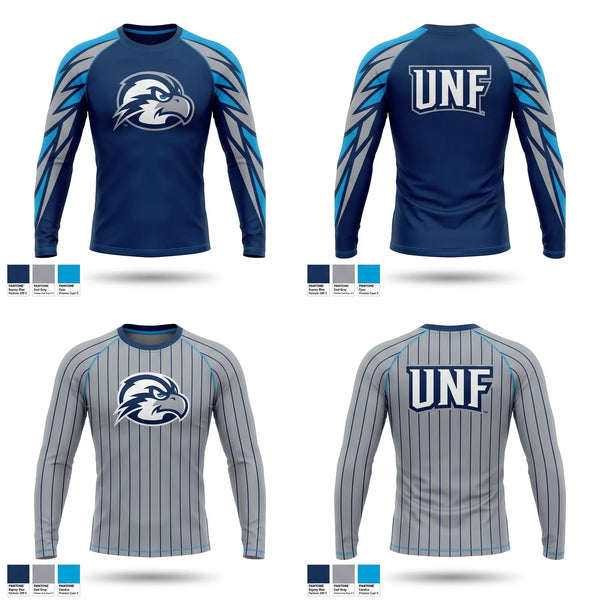 Long Sleeve Performance Shirt, UNF Club Baseball, Baseball, Teamtime, Team time, sublimation, custom sports apparel, team uniforms, spirit wear, spiritwear, sports uniforms, custom shirts, team store, custom team store, fundraiser sports, apparel fundraiser