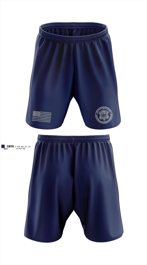 Athletic Shorts With Pockets, Pennsylvania State Constable, Police, Teamtime, Team time, sublimation, custom sports apparel, team uniforms, spirit wear, spiritwear, sports uniforms, custom shirts, team store, custom team store, fundraiser sports, apparel fundraiser