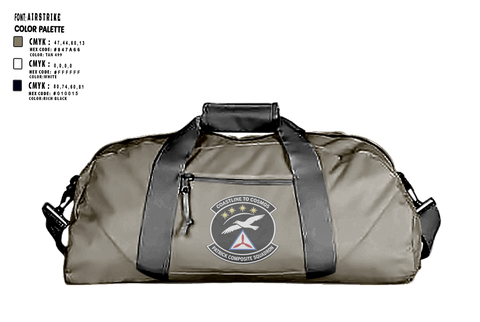 Duffle Bag, VFW Post 8191Patrick Composite Squadron, Air Force, Teamtime, Team time, sublimation, custom sports apparel, team uniforms, spirit wear, spiritwear, sports uniforms, custom shirts, team store, custom team store, fundraiser sports, apparel fundraiser