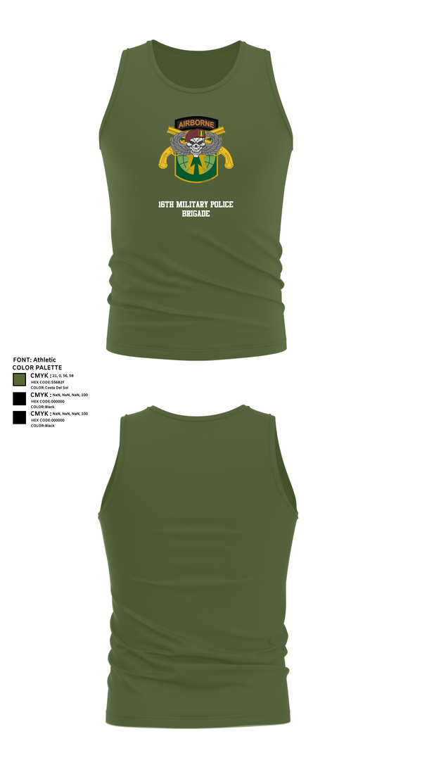 Tank Top, 16th Military Police Brigade, , Teamtime, Team time, sublimation, custom sports apparel, team uniforms, spirit wear, spiritwear, sports uniforms, custom shirts, team store, custom team store, fundraiser sports, apparel fundraiser