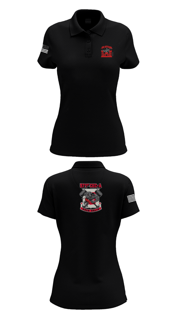 Womens Short Sleeve Performance Polo, 571st CEC-A, , Teamtime, Team time, sublimation, custom sports apparel, team uniforms, spirit wear, spiritwear, sports uniforms, custom shirts, team store, custom team store, fundraiser sports, apparel fundraiser