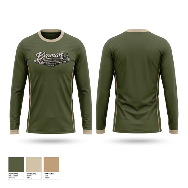 Long Sleeve Performance Shirt, Braman Jiu Jitsu, , Teamtime, Team time, sublimation, custom sports apparel, team uniforms, spirit wear, spiritwear, sports uniforms, custom shirts, team store, custom team store, fundraiser sports, apparel fundraiser
