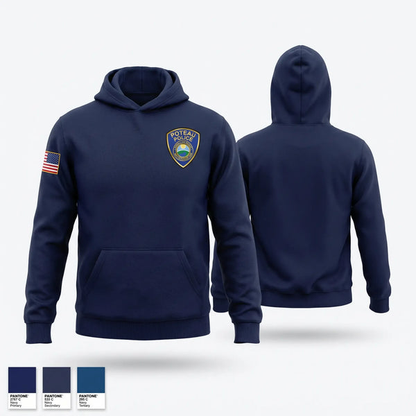 Hoodie, Poteau Police Department, Police, Teamtime, Team time, sublimation, custom sports apparel, team uniforms, spirit wear, spiritwear, sports uniforms, custom shirts, team store, custom team store, fundraiser sports, apparel fundraiser