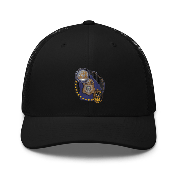 Police Department Academy 4041220 Retro Trucker Hat | Yupoong 6606