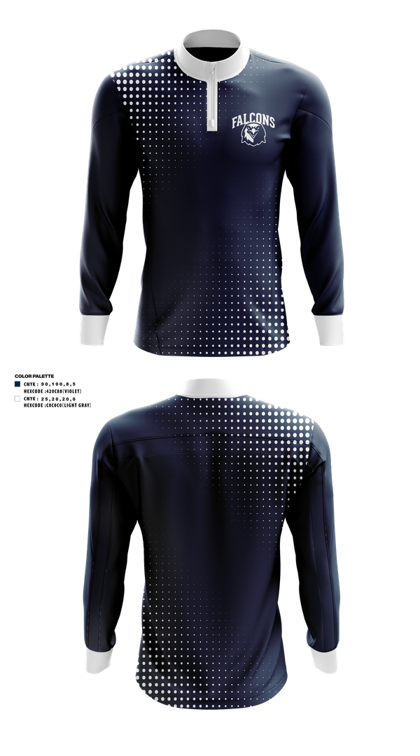 Quarter Zip Jacket, Frontier School of Excellence Basketball, Men's Basketball, Teamtime, Team time, sublimation, custom sports apparel, team uniforms, spirit wear, spiritwear, sports uniforms, custom shirts, team store, custom team store, fundraiser sports, apparel fundraiser