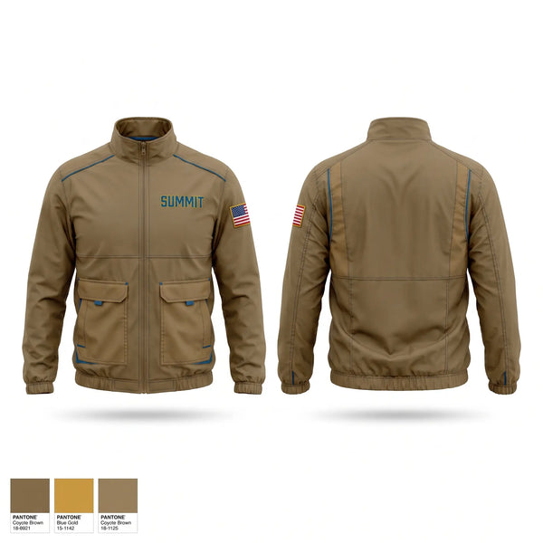Windbreaker, Summit, Army, Teamtime, Team time, sublimation, custom sports apparel, team uniforms, spirit wear, spiritwear, sports uniforms, custom shirts, team store, custom team store, fundraiser sports, apparel fundraiser