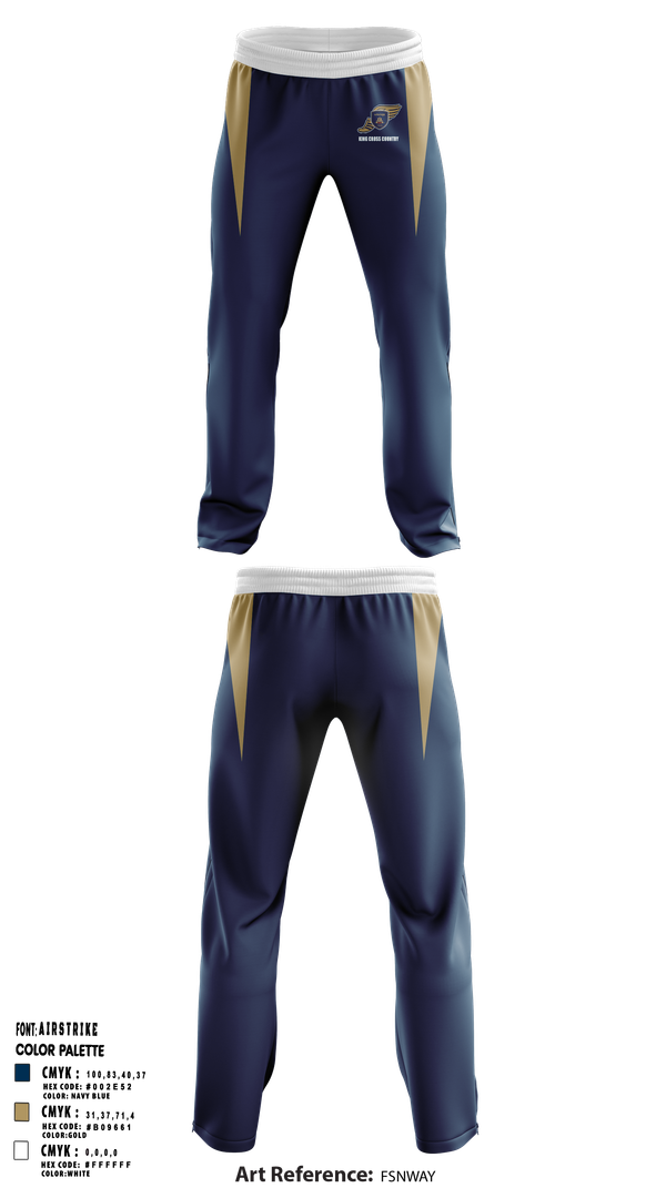 Sweatpants, King School Cross Country, Cross Country, Teamtime, Team time, sublimation, custom sports apparel, team uniforms, spirit wear, spiritwear, sports uniforms, custom shirts, team store, custom team store, fundraiser sports, apparel fundraiser