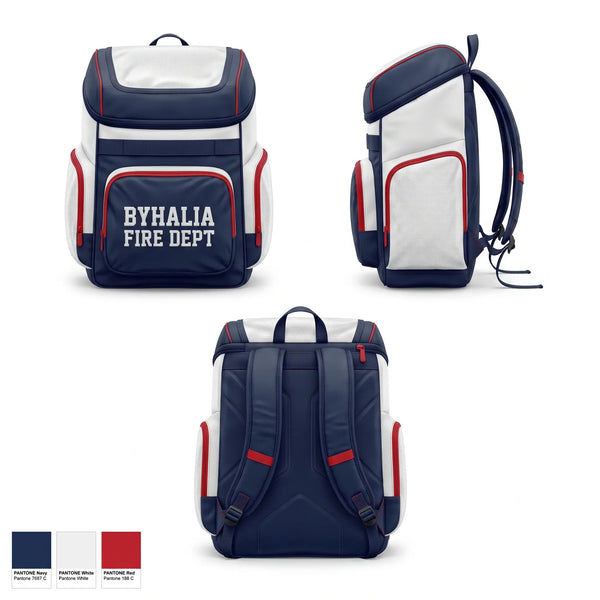 Gear Bag, Byhalia Fire Dept, Fire Department, Teamtime, Team time, sublimation, custom sports apparel, team uniforms, spirit wear, spiritwear, sports uniforms, custom shirts, team store, custom team store, fundraiser sports, apparel fundraiser