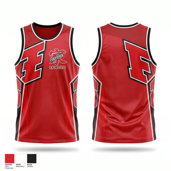 Mens Basketball Jersey, Certified Famlife, Men's Basketball, Teamtime, Team time, sublimation, custom sports apparel, team uniforms, spirit wear, spiritwear, sports uniforms, custom shirts, team store, custom team store, fundraiser sports, apparel fundraiser
