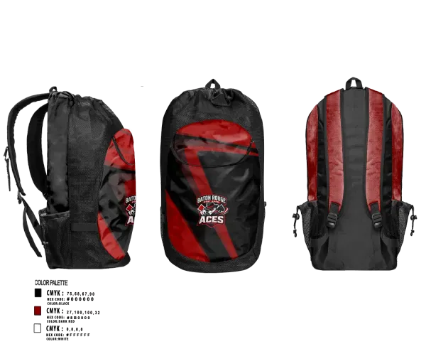 Gear Bag, Baton Rouge Post Grad Academy, Men's Basketball, Teamtime, Team time, sublimation, custom sports apparel, team uniforms, spirit wear, spiritwear, sports uniforms, custom shirts, team store, custom team store, fundraiser sports, apparel fundraiser