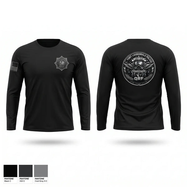Long Sleeve Performance Shirt, FLPD QRF, Police, Teamtime, Team time, sublimation, custom sports apparel, team uniforms, spirit wear, spiritwear, sports uniforms, custom shirts, team store, custom team store, fundraiser sports, apparel fundraiser