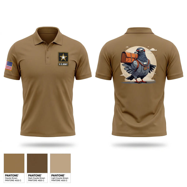 Short Sleeve Performance Polo, Pigeon, Army, Teamtime, Team time, sublimation, custom sports apparel, team uniforms, spirit wear, spiritwear, sports uniforms, custom shirts, team store, custom team store, fundraiser sports, apparel fundraiser
