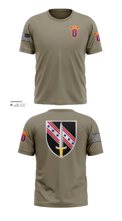 Old School Cotton Feel Shirt, 6/54th SFAB, National Guard, Teamtime, Team time, sublimation, custom sports apparel, team uniforms, spirit wear, spiritwear, sports uniforms, custom shirts, team store, custom team store, fundraiser sports, apparel fundraiser