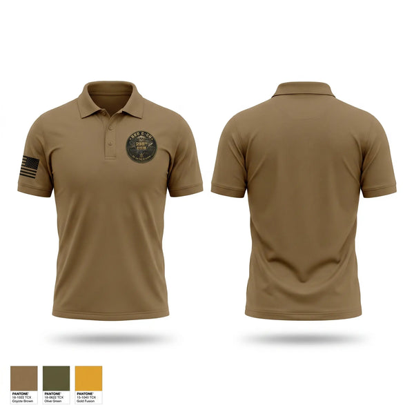 Short Sleeve Performance Polo, 44th IBCT E Co 250TH BSB, National Guard, Teamtime, Team time, sublimation, custom sports apparel, team uniforms, spirit wear, spiritwear, sports uniforms, custom shirts, team store, custom team store, fundraiser sports, apparel fundraiser