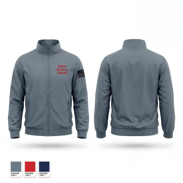 Windbreaker, Haysi Rescue Squad, EMS/EMT, Teamtime, Team time, sublimation, custom sports apparel, team uniforms, spirit wear, spiritwear, sports uniforms, custom shirts, team store, custom team store, fundraiser sports, apparel fundraiser