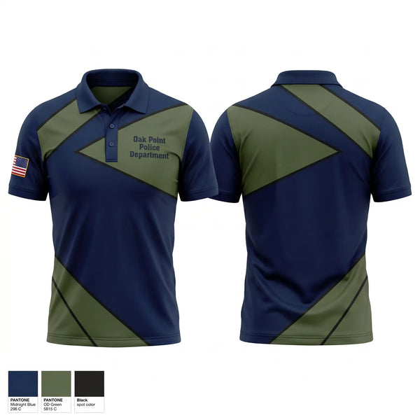 Short Sleeve Performance Polo, Oak Point Police DepartmentOak Point Police Department, Police, Teamtime, Team time, sublimation, custom sports apparel, team uniforms, spirit wear, spiritwear, sports uniforms, custom shirts, team store, custom team store, fundraiser sports, apparel fundraiser