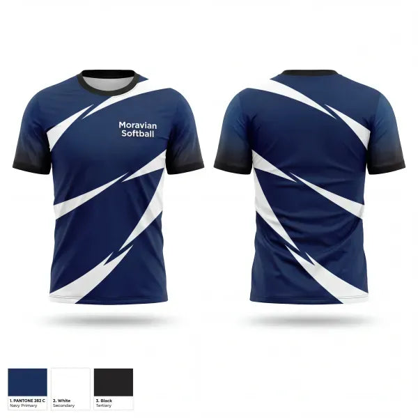 Short Sleeve Performance Shirt, Moravian Softball, Softball, Teamtime, Team time, sublimation, custom sports apparel, team uniforms, spirit wear, spiritwear, sports uniforms, custom shirts, team store, custom team store, fundraiser sports, apparel fundraiser