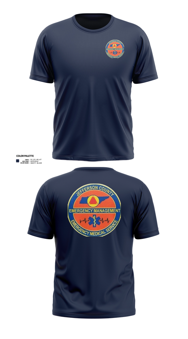 Short Sleeve Performance Shirt, JEFFERSON COUNTY EMS, EMS/EMT, Teamtime, Team time, sublimation, custom sports apparel, team uniforms, spirit wear, spiritwear, sports uniforms, custom shirts, team store, custom team store, fundraiser sports, apparel fundraiser