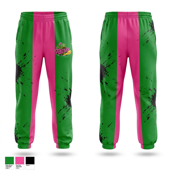 Sweatpants, Turtles, Softball, Teamtime, Team time, sublimation, custom sports apparel, team uniforms, spirit wear, spiritwear, sports uniforms, custom shirts, team store, custom team store, fundraiser sports, apparel fundraiser