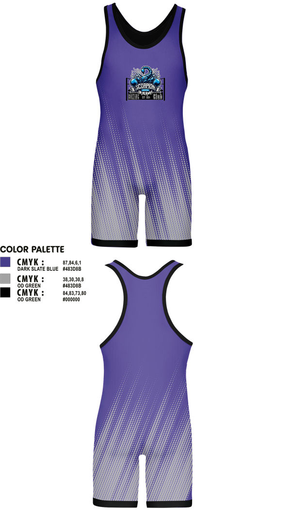 Wrestling Singlet, Scorpion elite boxing club, Wrestling, Teamtime, Team time, sublimation, custom sports apparel, team uniforms, spirit wear, spiritwear, sports uniforms, custom shirts, team store, custom team store, fundraiser sports, apparel fundraiser