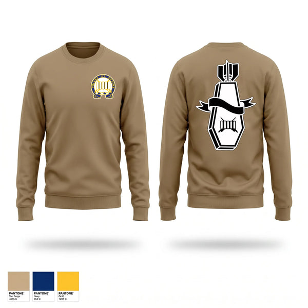 Crew Neck Sweatshirt, 2-7 IN FIST, Army, Teamtime, Team time, sublimation, custom sports apparel, team uniforms, spirit wear, spiritwear, sports uniforms, custom shirts, team store, custom team store, fundraiser sports, apparel fundraiser