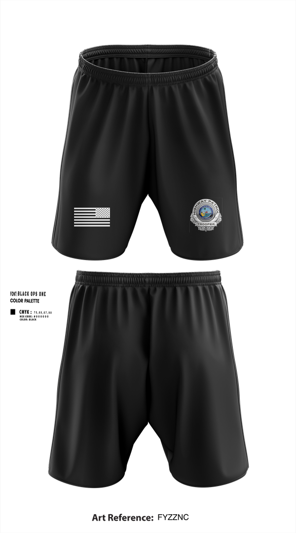 Athletic Shorts With Pockets, Florida Highway Patrol, , Teamtime, Team time, sublimation, custom sports apparel, team uniforms, spirit wear, spiritwear, sports uniforms, custom shirts, team store, custom team store, fundraiser sports, apparel fundraiser