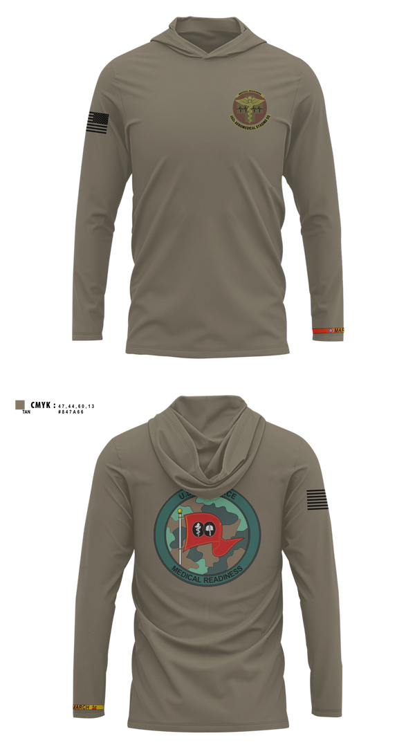 Long Sleeve hooded sunshirt, 452 ASTS, Air Force, Teamtime, Team time, sublimation, custom sports apparel, team uniforms, spirit wear, spiritwear, sports uniforms, custom shirts, team store, custom team store, fundraiser sports, apparel fundraiser